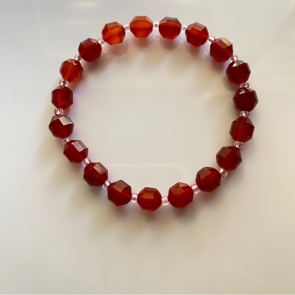 Carnelian Crystal Bracelet